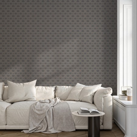 Picture of Väriyhdistelmä Ogee and Roses in Mud - 1033401-02 - 10541-01